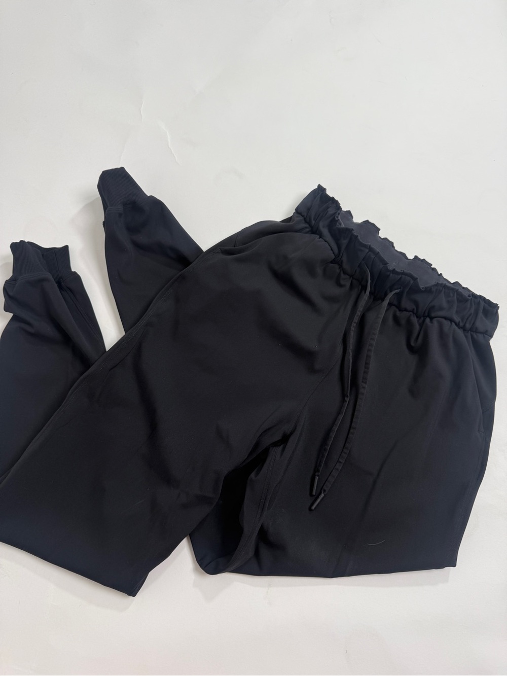lululemon athletica Black Jogger Pants with Drawstring
